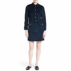 A.P.C Rue Madame Paris Agnes Corduroy Pocket Dress